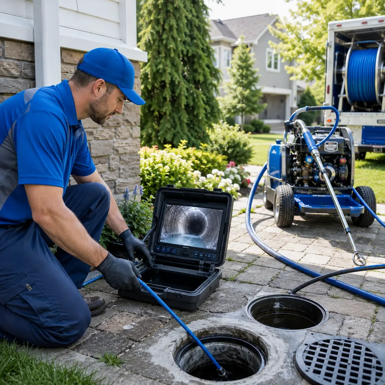 Outdoor drain cleaning professionals serving Romayor, TX