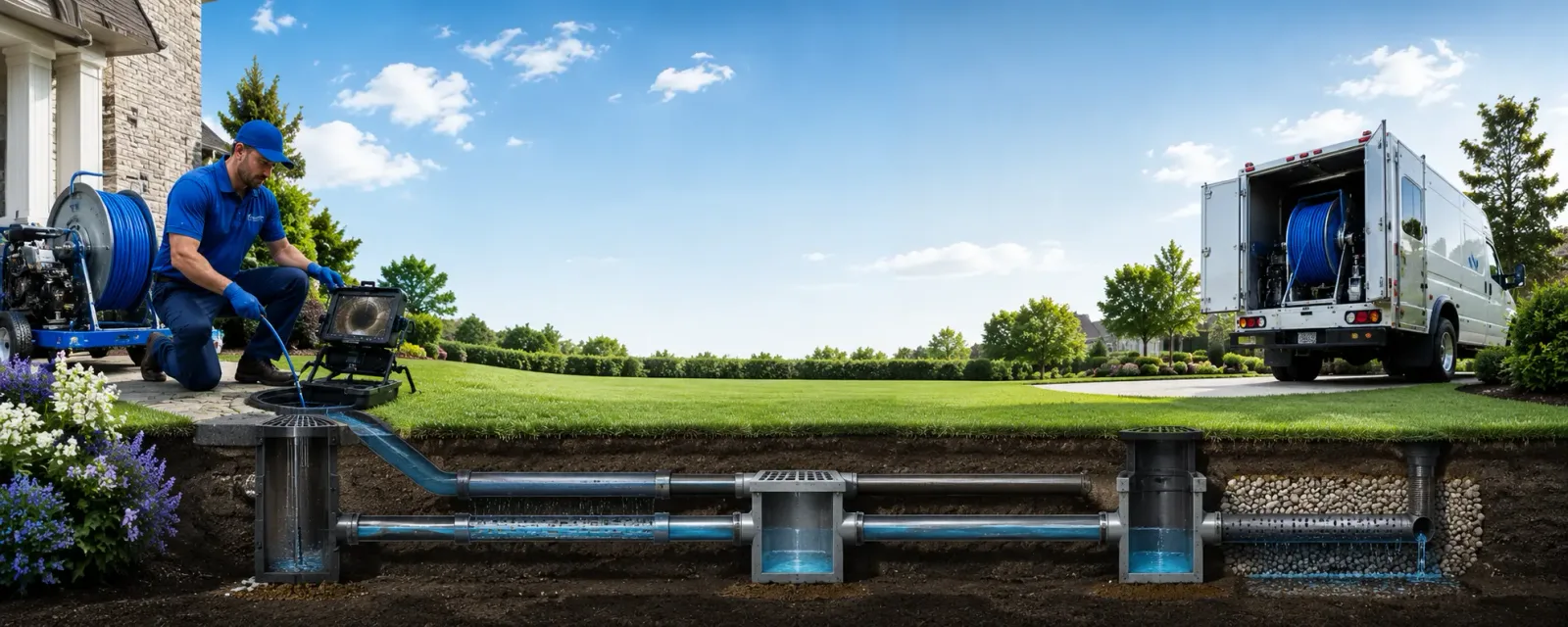 Outdoor drain cleaning information for Romayor, TX
