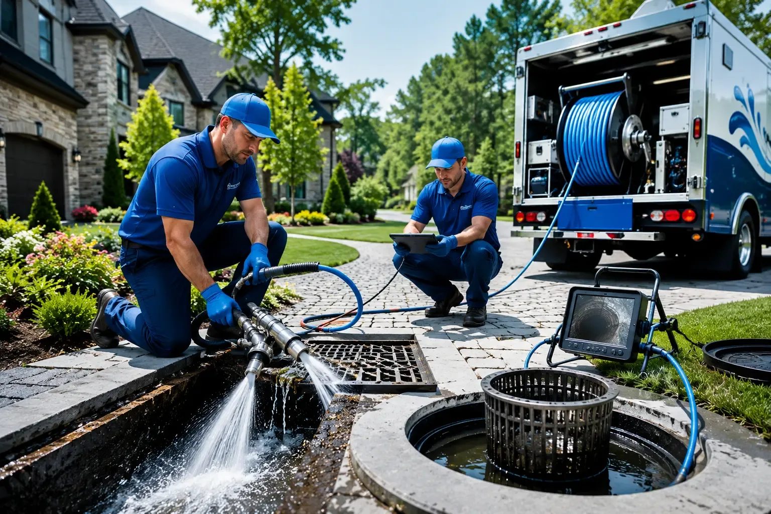 Local outdoor drain cleaning professionals in Romayor, TX